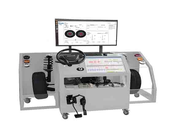 汽車線控底盤教學(xué)平臺