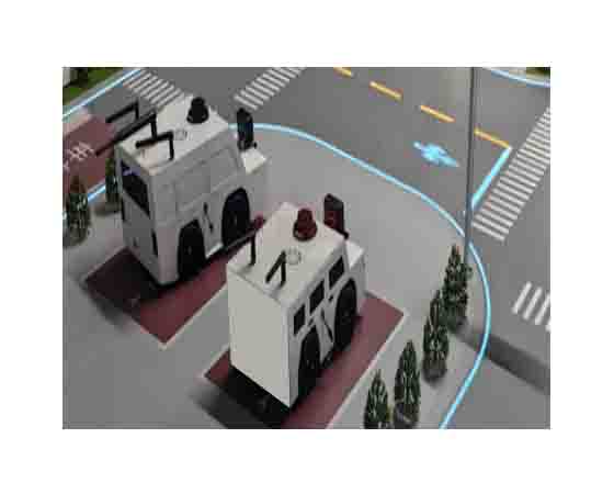 智能網(wǎng)聯(lián)仿真沙盤實(shí)訓(xùn)裝置