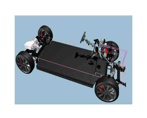 線控底盤仿真教學軟件