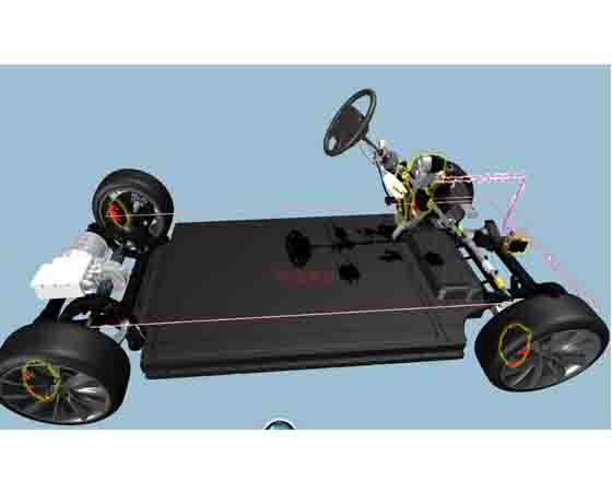 底盤虛擬教學(xué)軟件